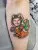 A Jack Black Bowser sticker-style tattoo by Edmonton tattoo artist Natasha Andreeva.