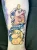 A psyduck pokemon tattoo by Edmonton tattoo Artist Ashes Jewell.