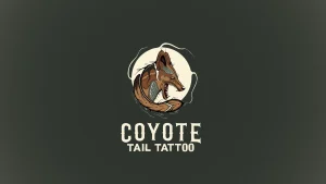 A cover photo of the Coyote Tail Tattoo Logo