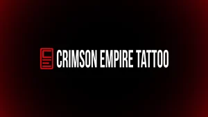 A photo of the Crimson Empire Tattoo logo.