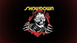 A cover photo of the Showdown Tattoo Logo