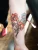 A floral tattoo by Edmonton tattoo artist Tony Honning.