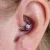 An inner ear piercing by Edmonton piercer Autumn Laschuk