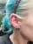 Ear piercings by Edmonton piercer Michelle Watkins.