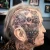 A skull tattoo by Edmonton tattoo artist Conrad Plews.